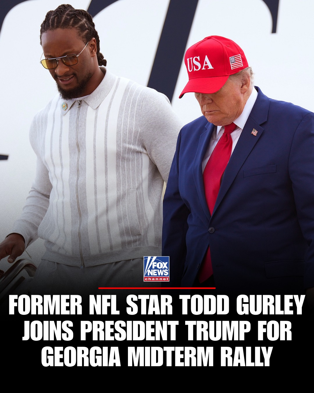 Trump and Gurley rally
