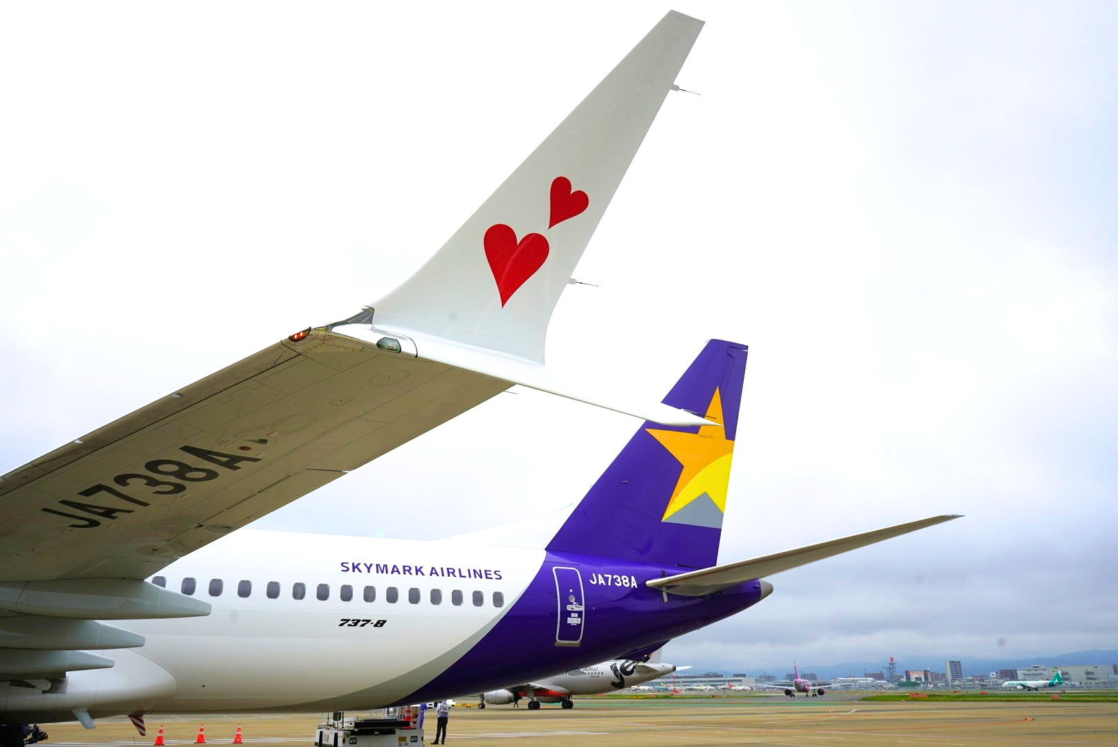 ✈✈ 皆さまこんにちは🌞 本日はスカイマークの新機材である737-8をお