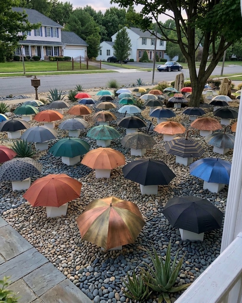My son handed his umbrella to a pregnant stranger in the rain—the