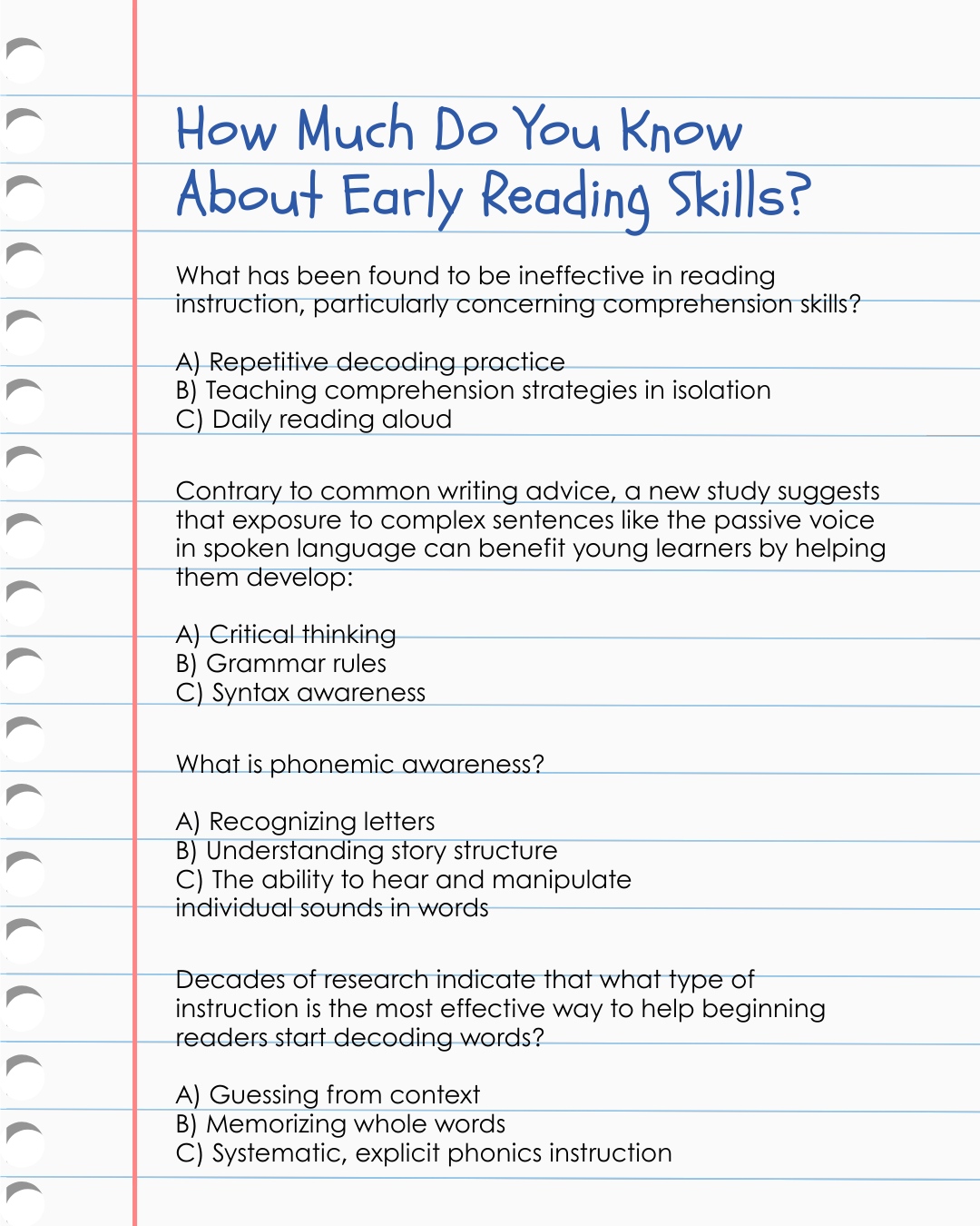 Max - Think you know the building blocks of early literacy? Let’s find ...