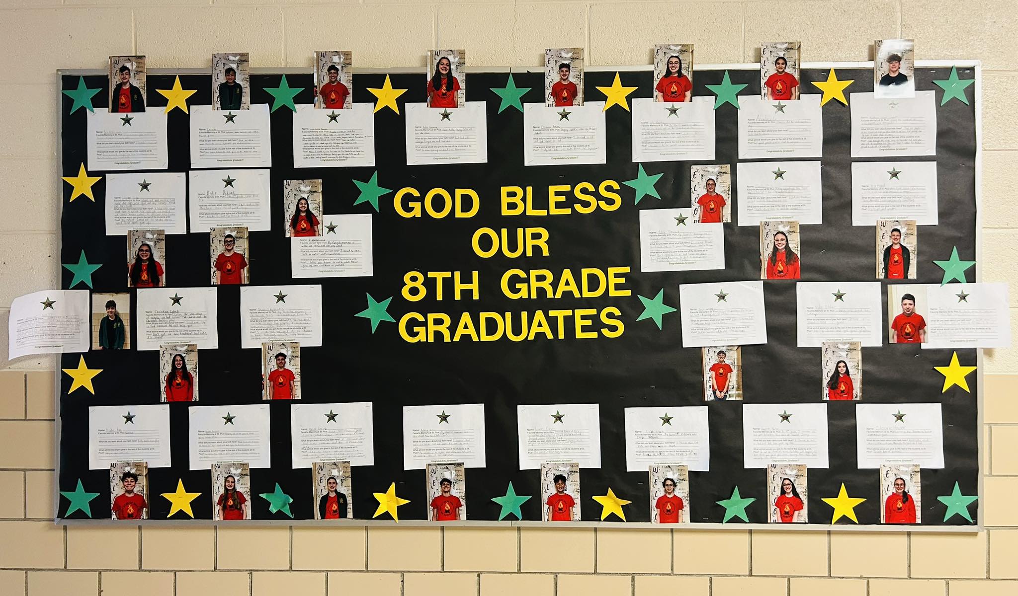 🧑‍🎓 Our 8th graders have just a... - St. Pius Catholic School | Facebook