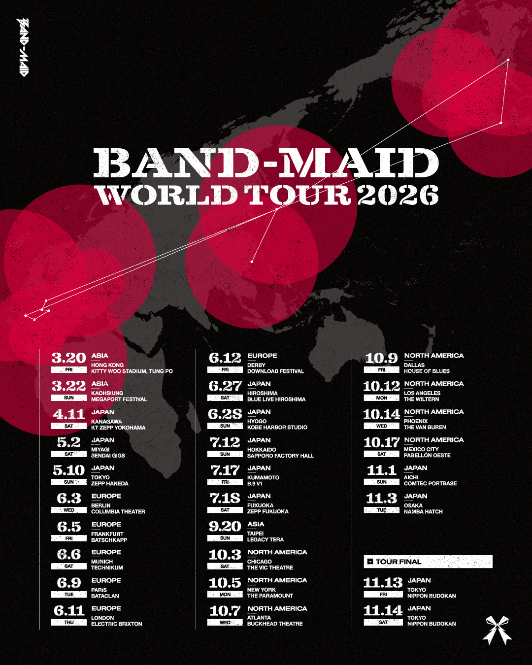 BAND-MAID (@bandmaid) • Facebook