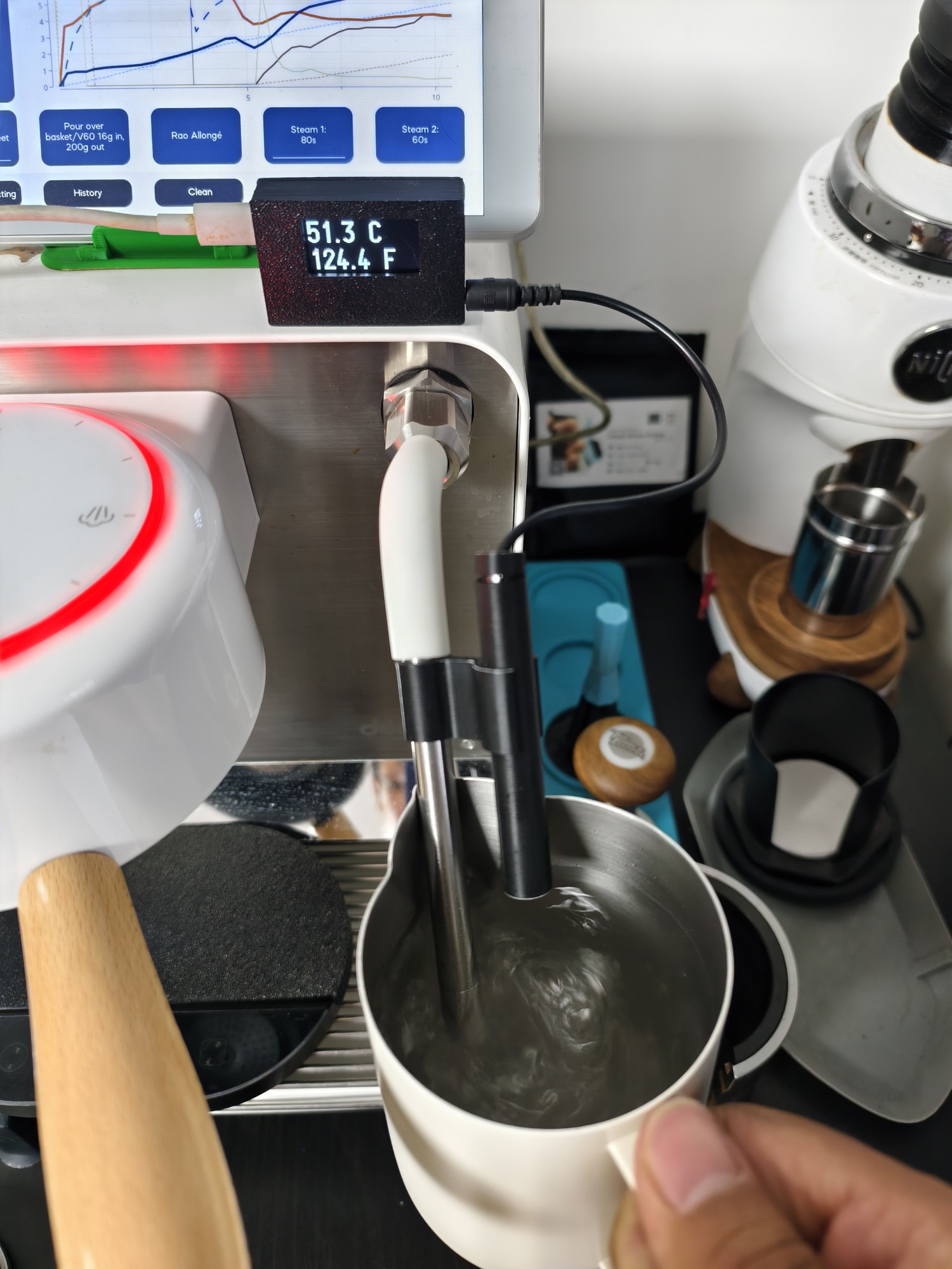 Weber Workshops' steam dial for precision coffee