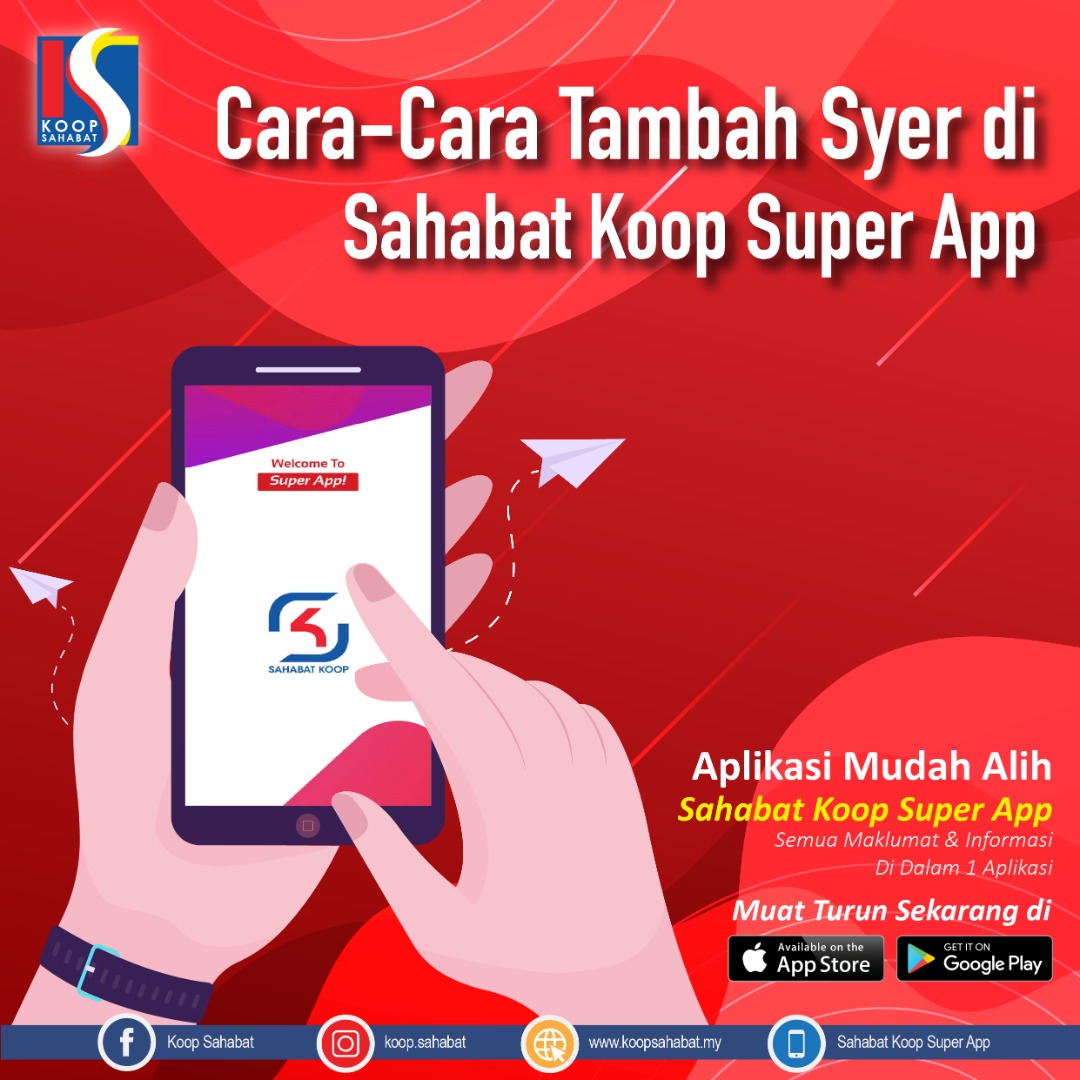 Koop Sahabat - KINI TAMBAH SYER LEBIH MUDAH! HANYA MELALUI... | Facebook