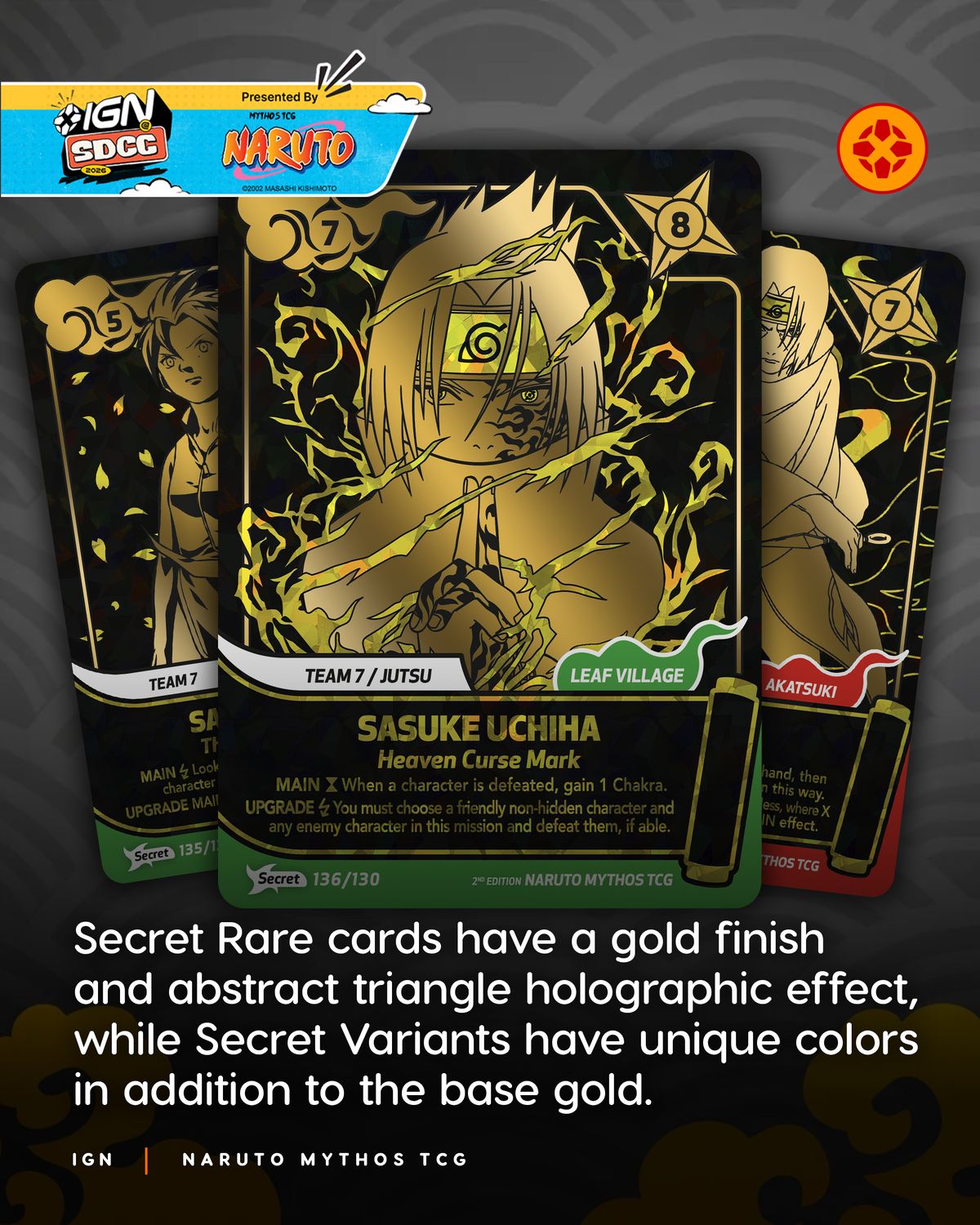 The NARUTO Mythos TCG is coming to San Diego Comic-Con, marking