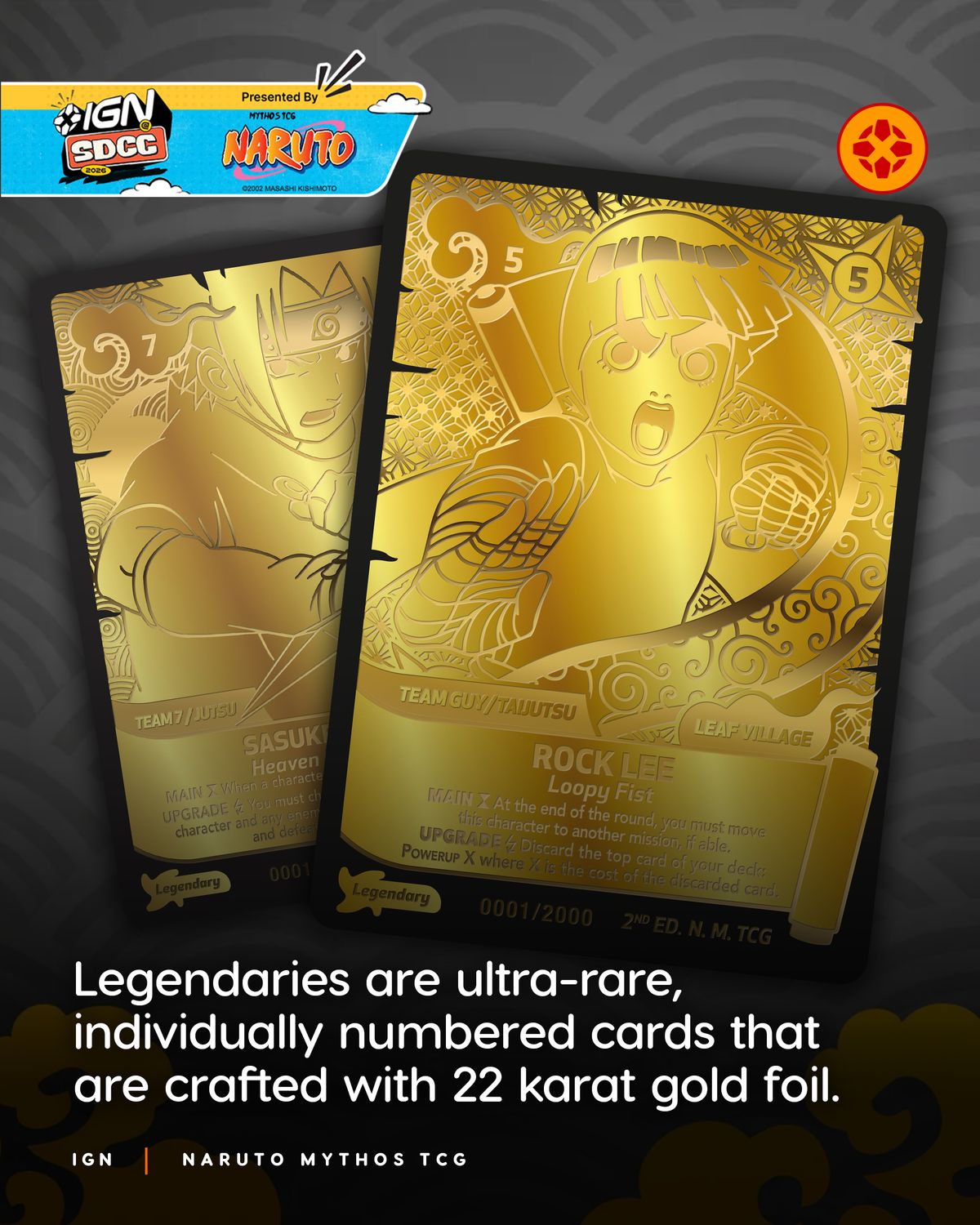 The NARUTO Mythos TCG is coming to San Diego Comic-Con, marking