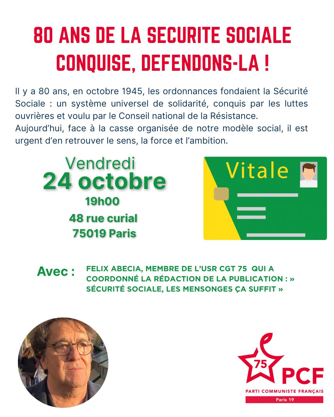 80 ans de la Sécurité Sociale : un acquis à défendre