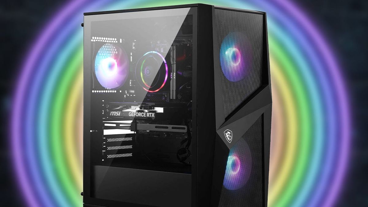 The 4K-ready MSI Codex Z2 GeForce RTX 5070 Ti Gaming PC has