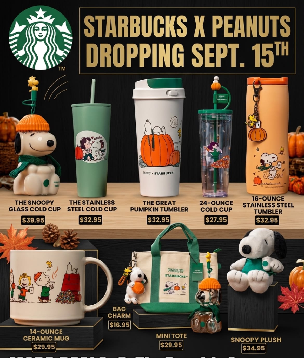 Snoopy fans, grab your coffee and go! ☕🐾 Starbucks has released