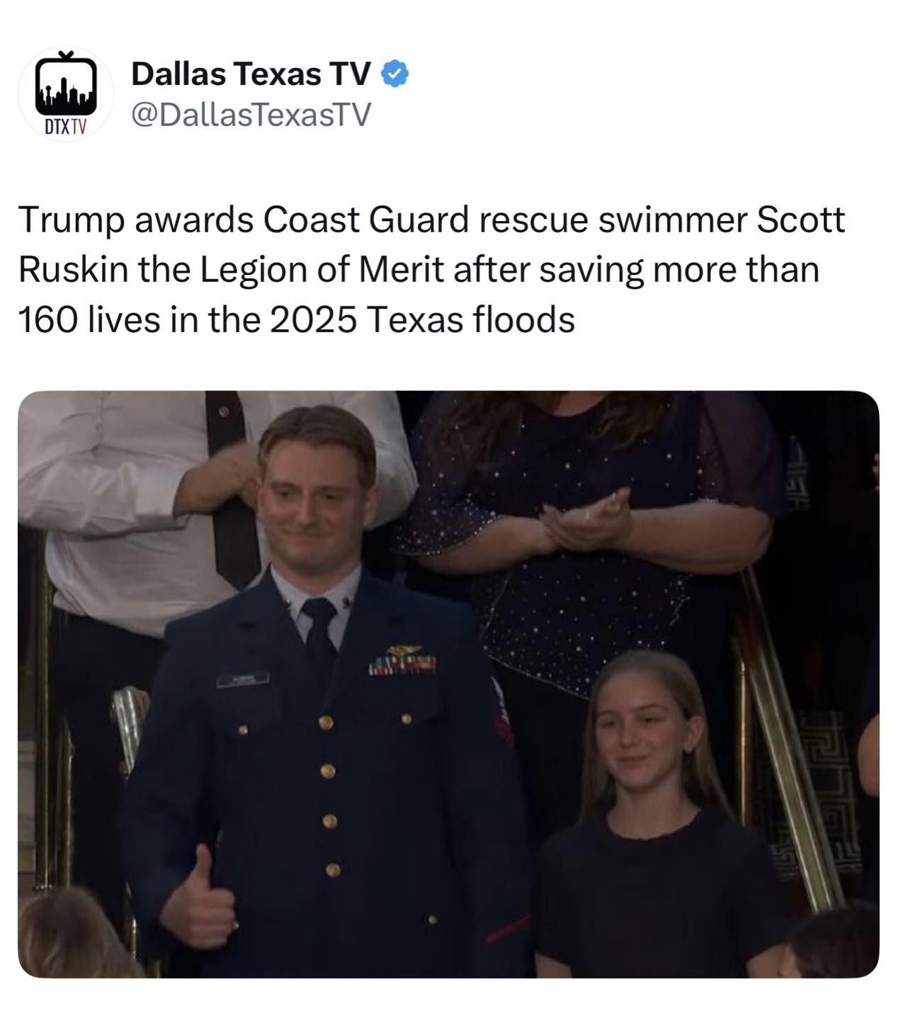 Dallas - Scott Ruskin receives the Legion of Merit from Trump during ...