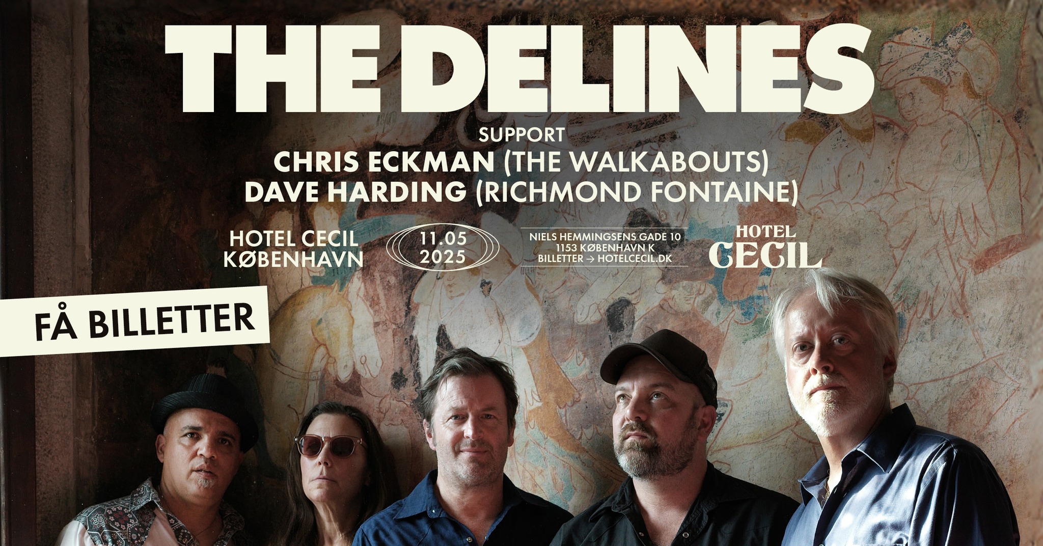 The Delines (US) + support: Chris Eckman & Dave Harding | Hotel Cecil ...