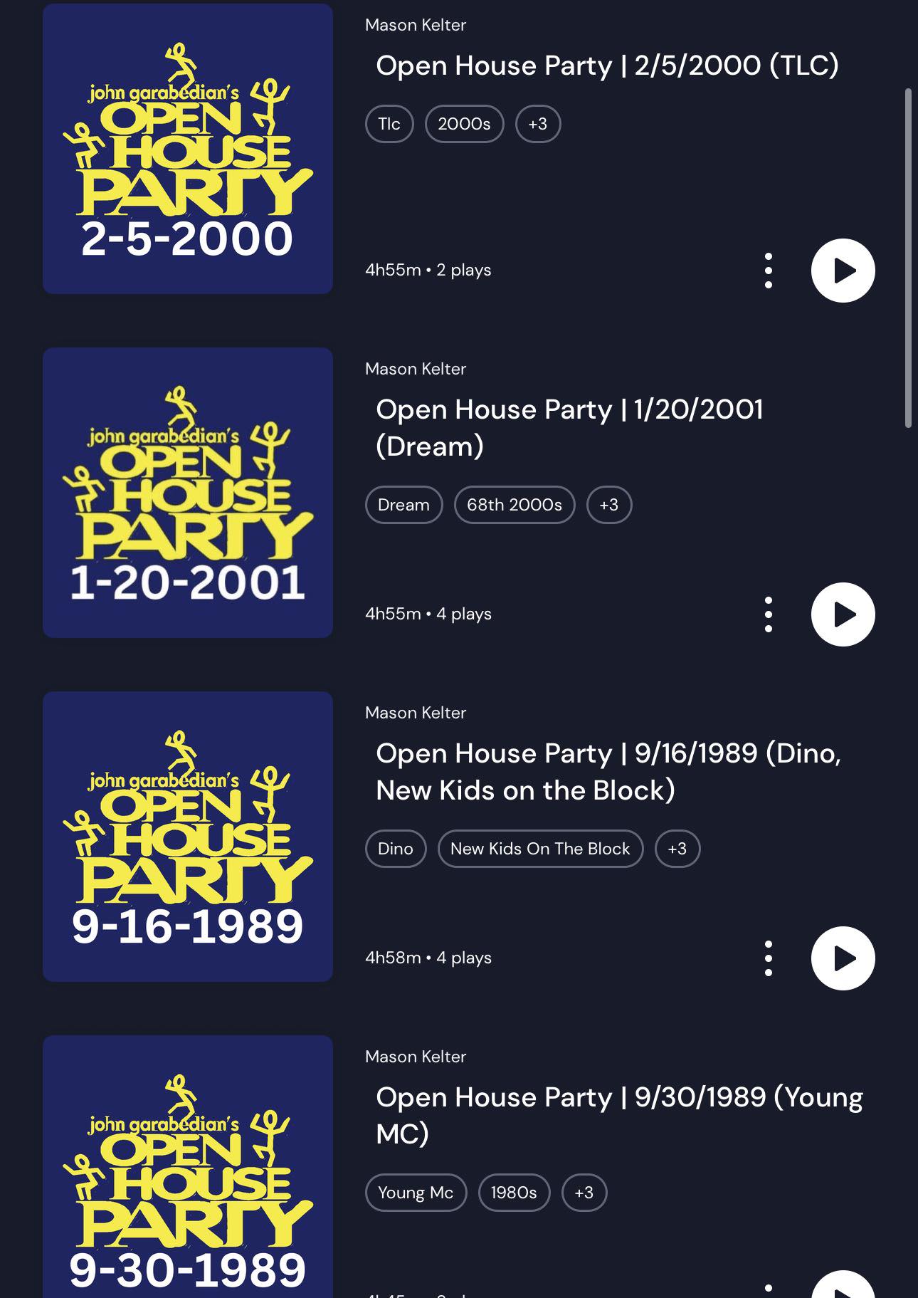 ○ Donnie – Cloud 9 (Remixes) / Timmy B&S 8 NEW SHOWS were just 