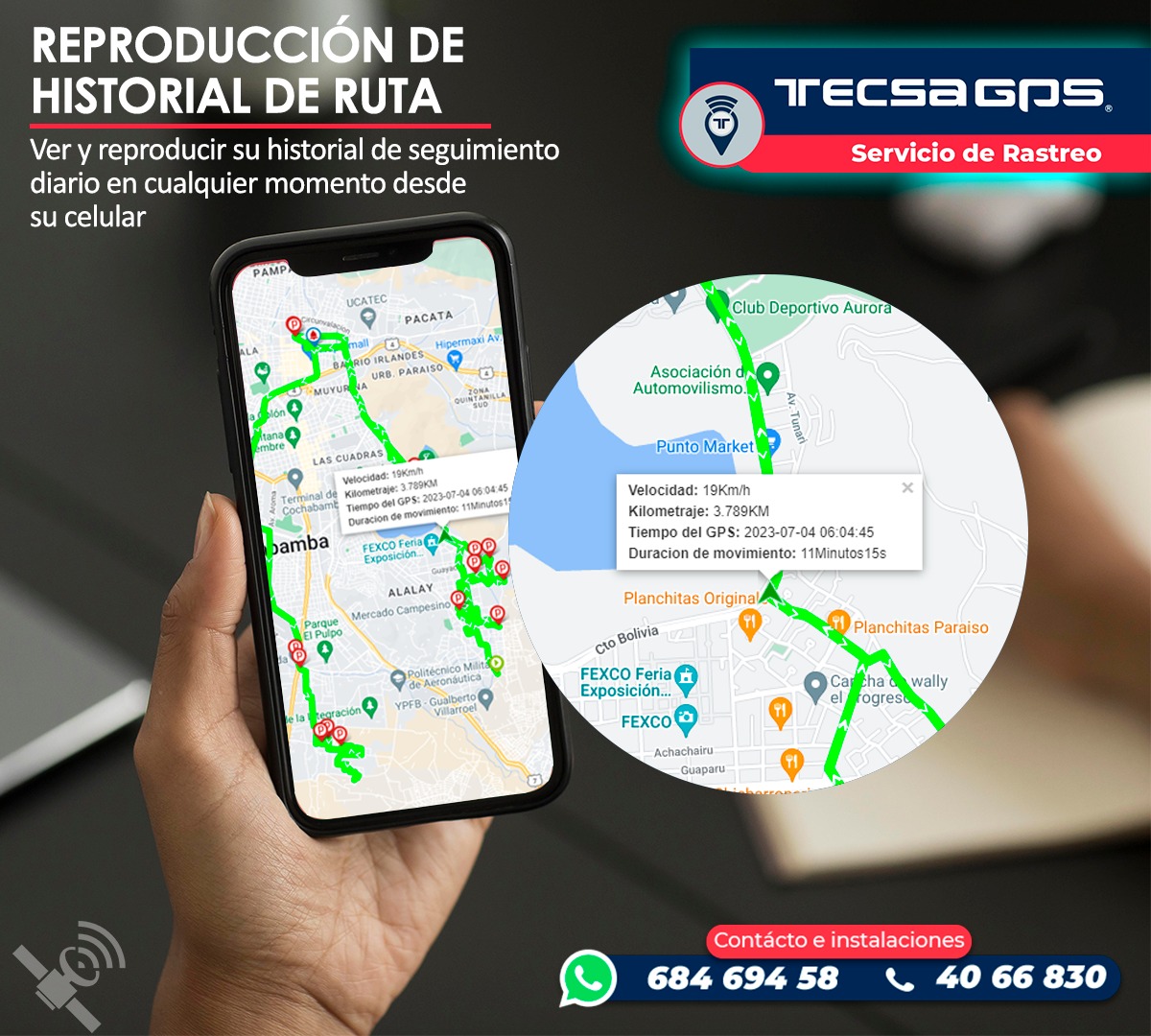 TECSA - Conoce el recorrido del día de una manera gráfica y muy ...