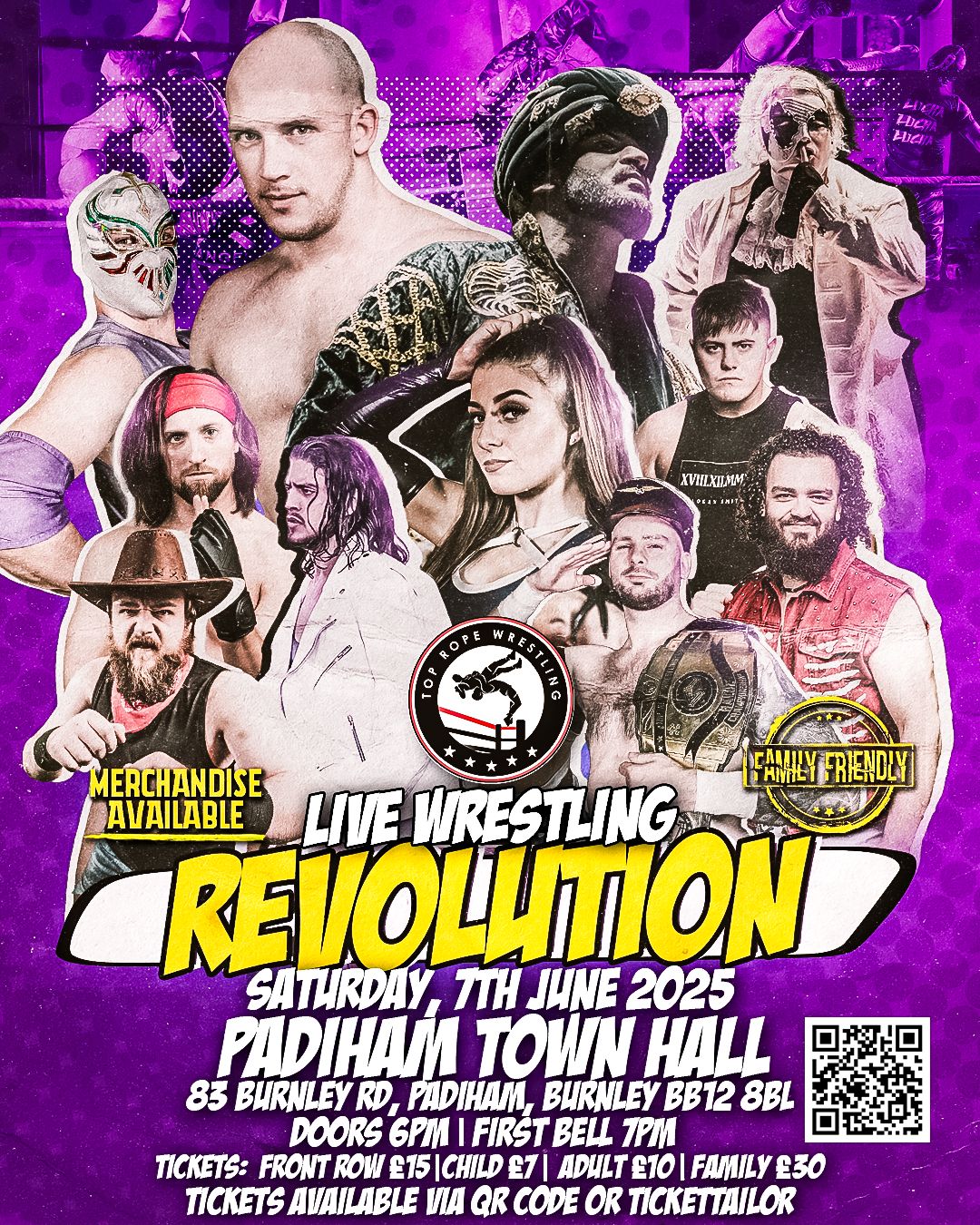 Top Rope Wrestling Academy - Top Rope Wrestling presents Revolution ...