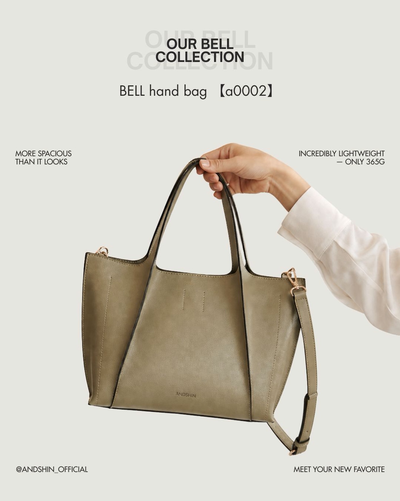 トートバッグ – トートバッグ ブラウン メーカー:ANDSHIN