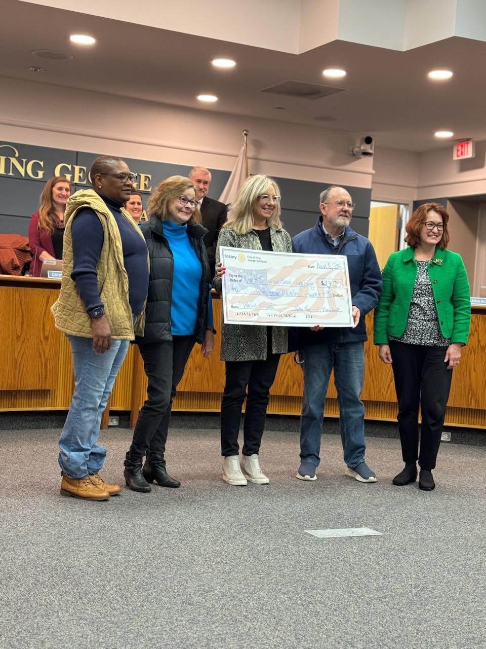 King - Thank you to the King George-Dahlgren Rotary for presenting KGHS ...