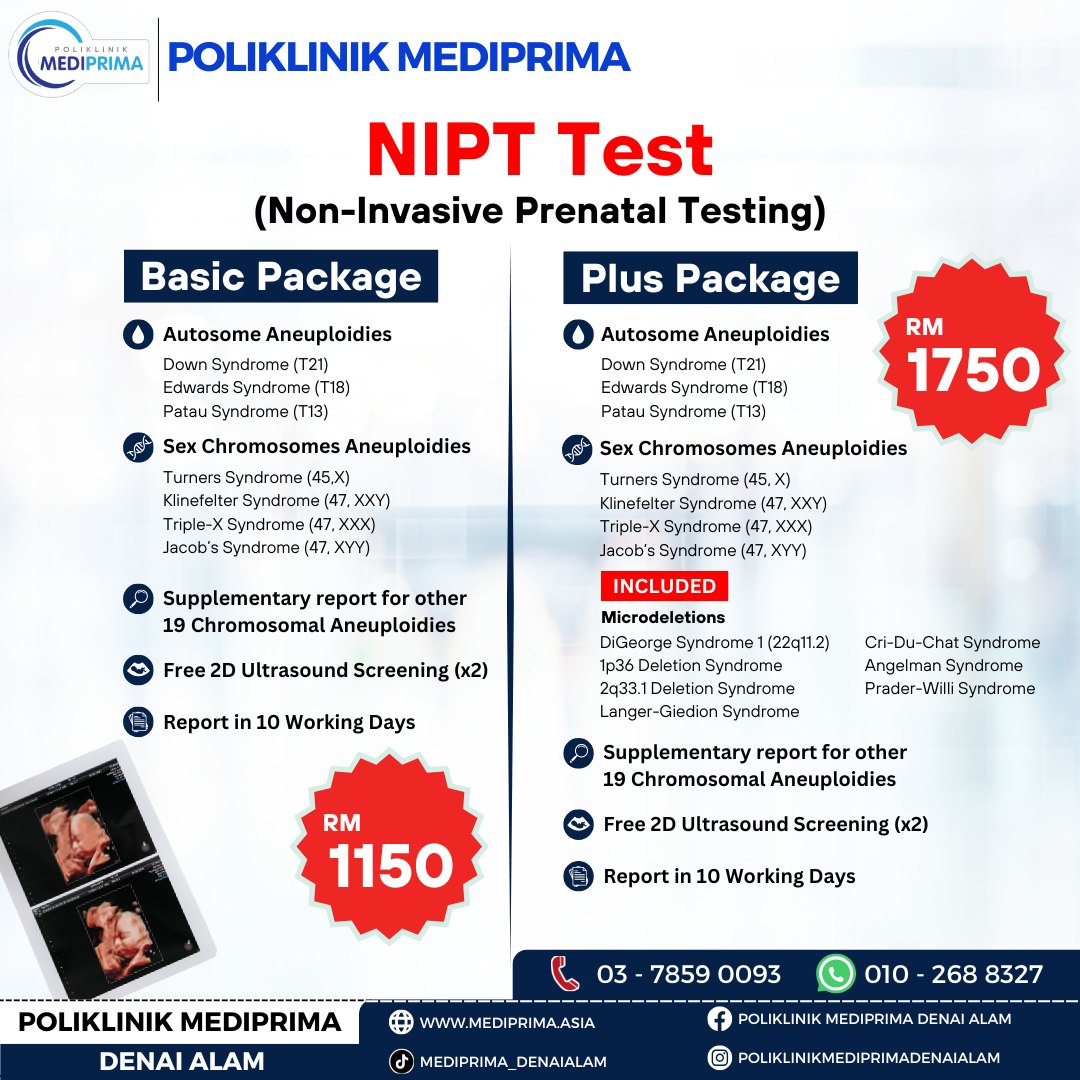 Poliklinik - NIPT is a non-invasive blood test that analyzes fetal DNA ...