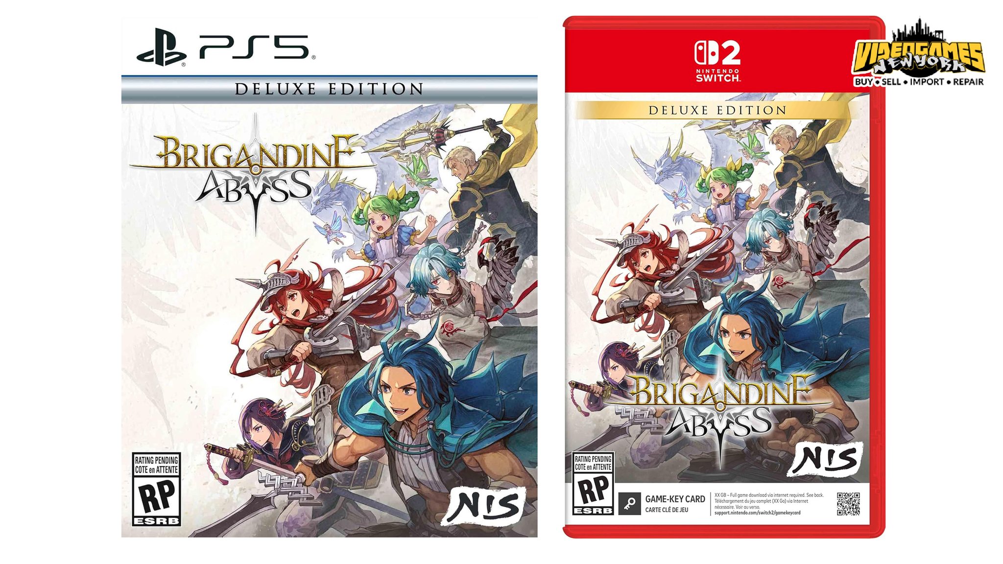 NEW STOCK: BRIGANDINE ABYSS: Deluxe Edition for PlayStation 5 and
