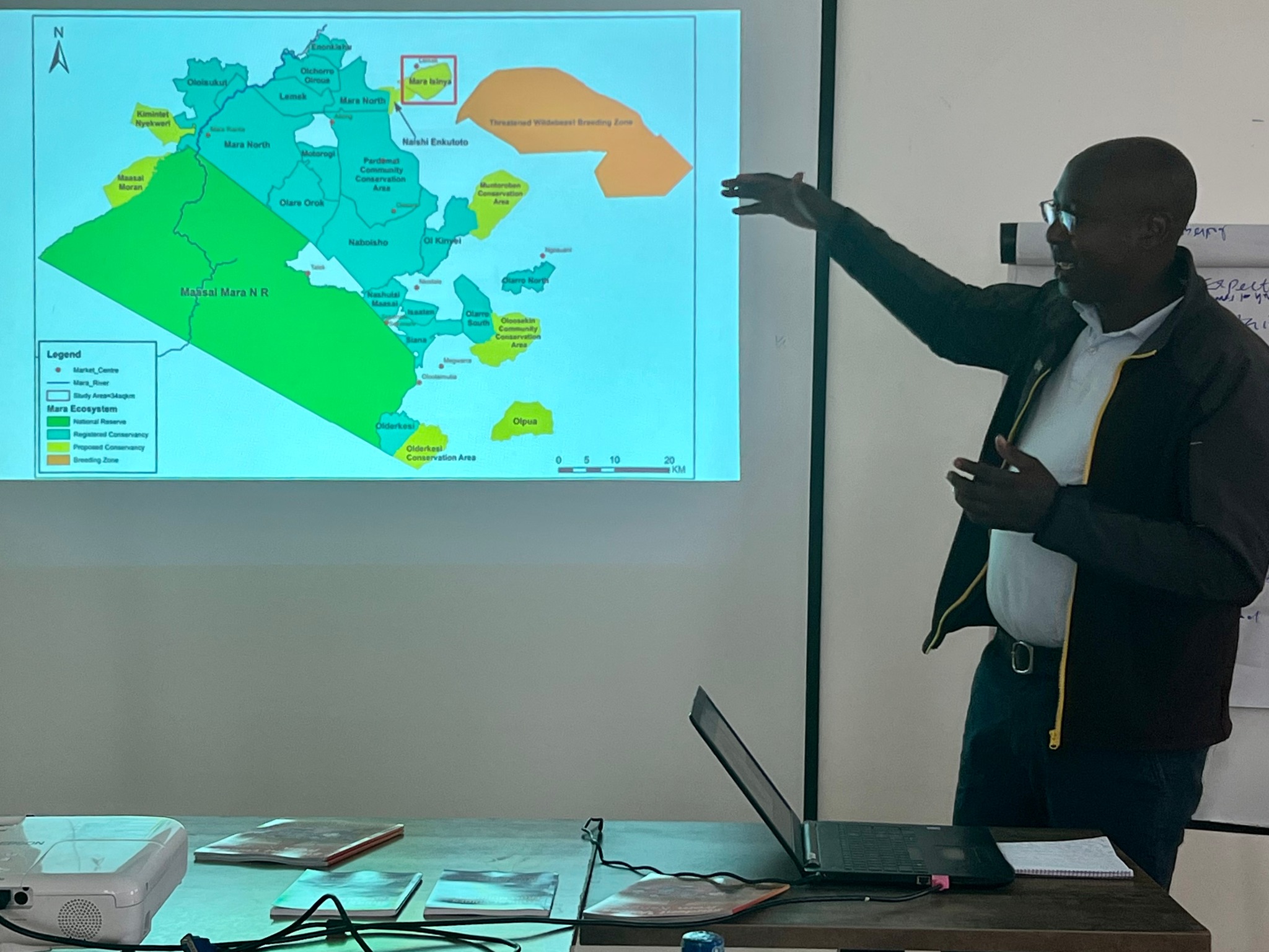 Oliveseed Foundation - Fred Kariankei of Mara Isinya Conservancy giving ...