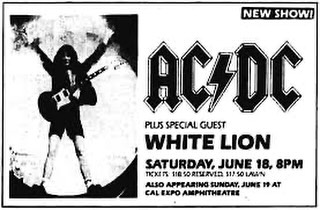 AC/DC ツアーパンフレット 2冊セット 1988 & 2010 AC/DC 1980-81 Back