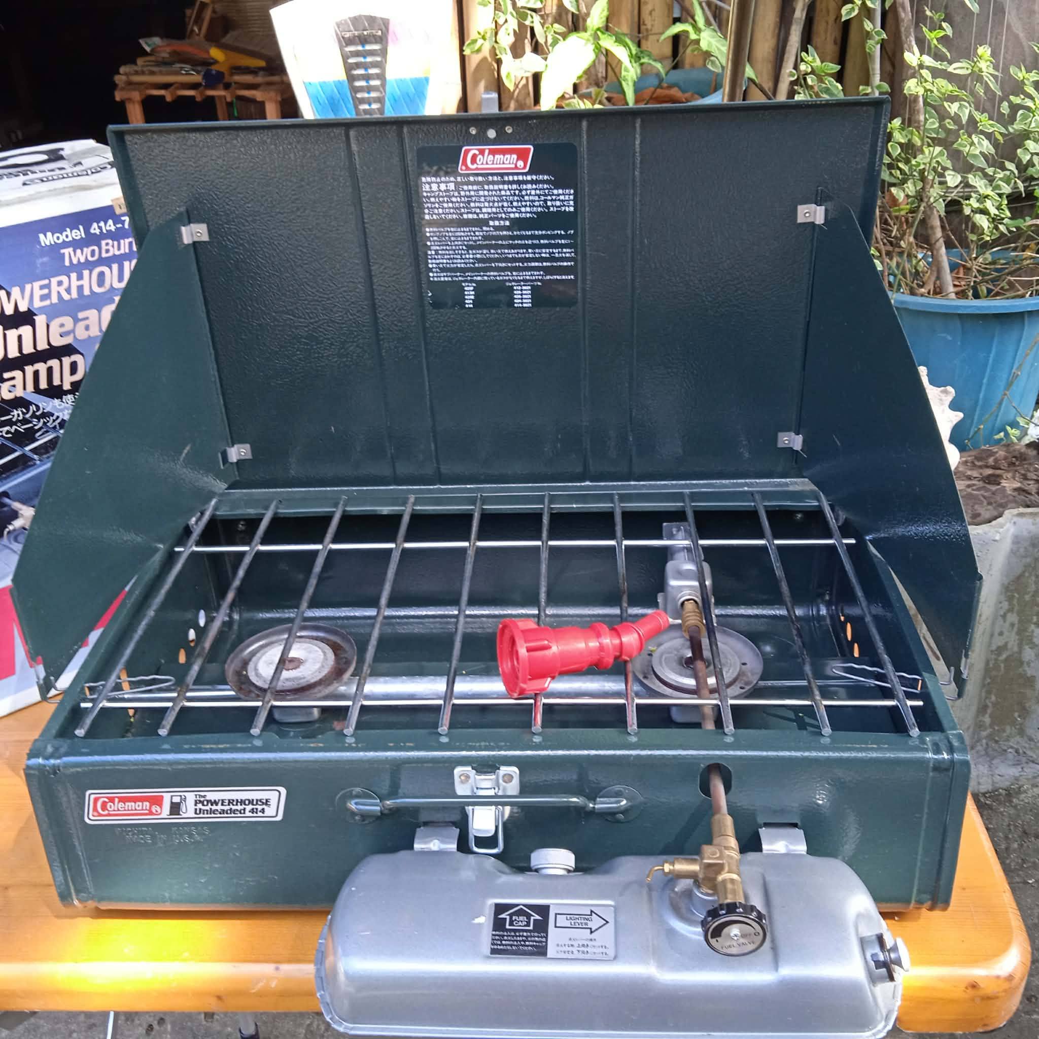 🔥 Coleman 413H Powerhouse Two-Burner Camping Stove 🔥 A slightly