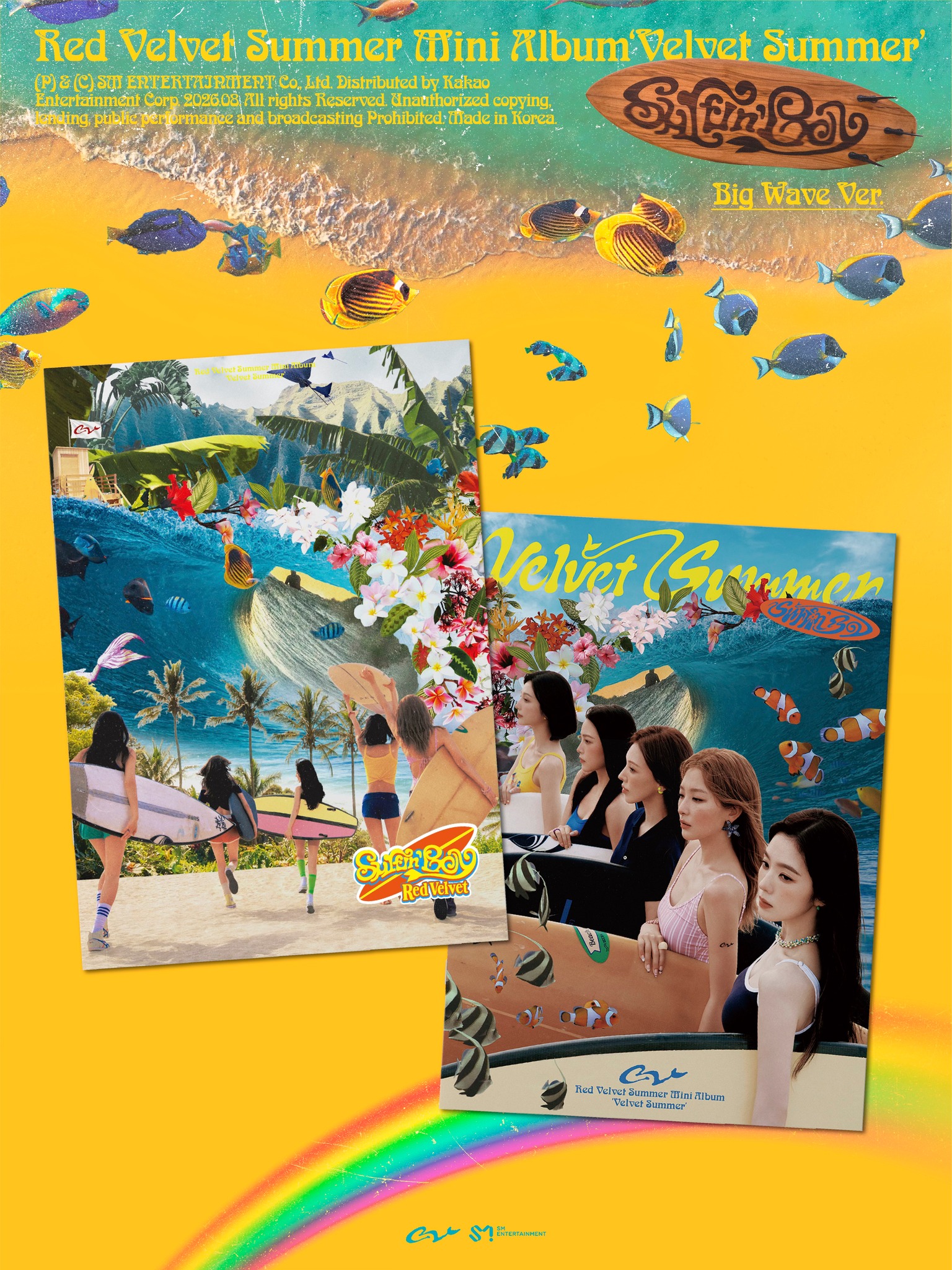 Album Details (Big Wave Ver.) Red Velvet Summer Mini Album