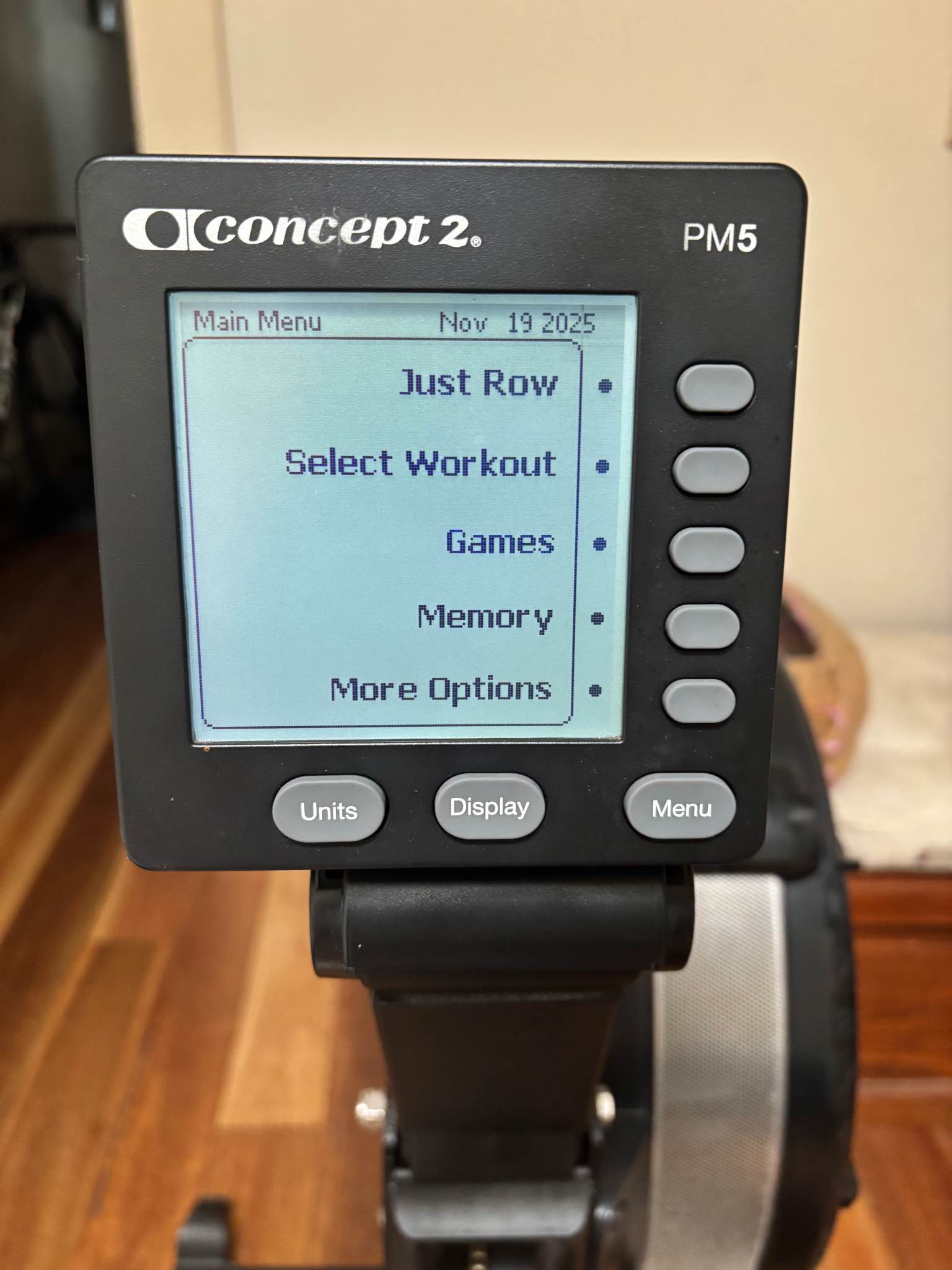 Concept 2 model D PM5 computer rowing machine - Rowing Machines ...