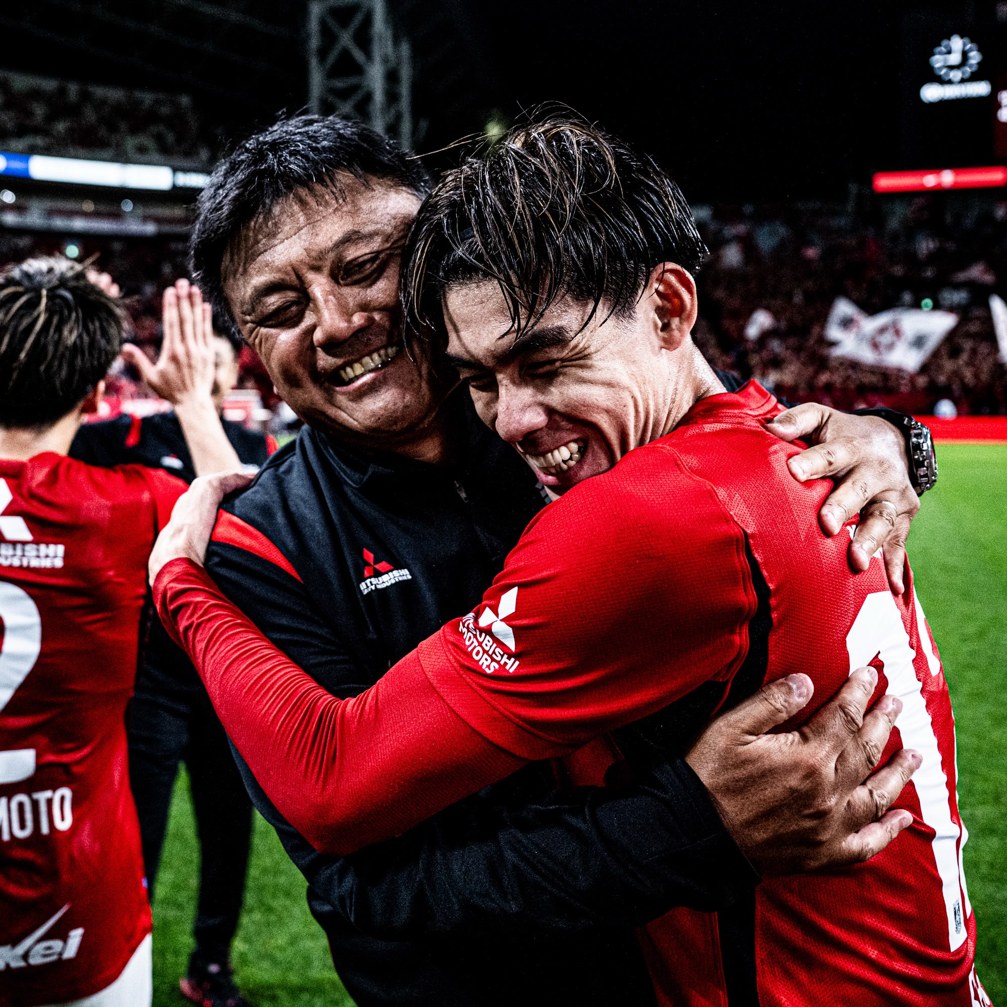BIG SMILES IN OUR HOME! #UrawaRedDiamonds #urawareds #浦和レッズ