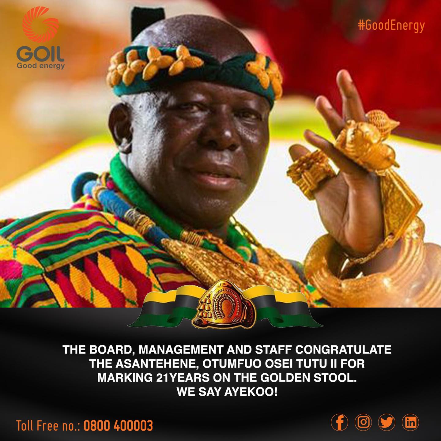 GOIL PLC - The Board, Management and Staff congratulate... | Facebook