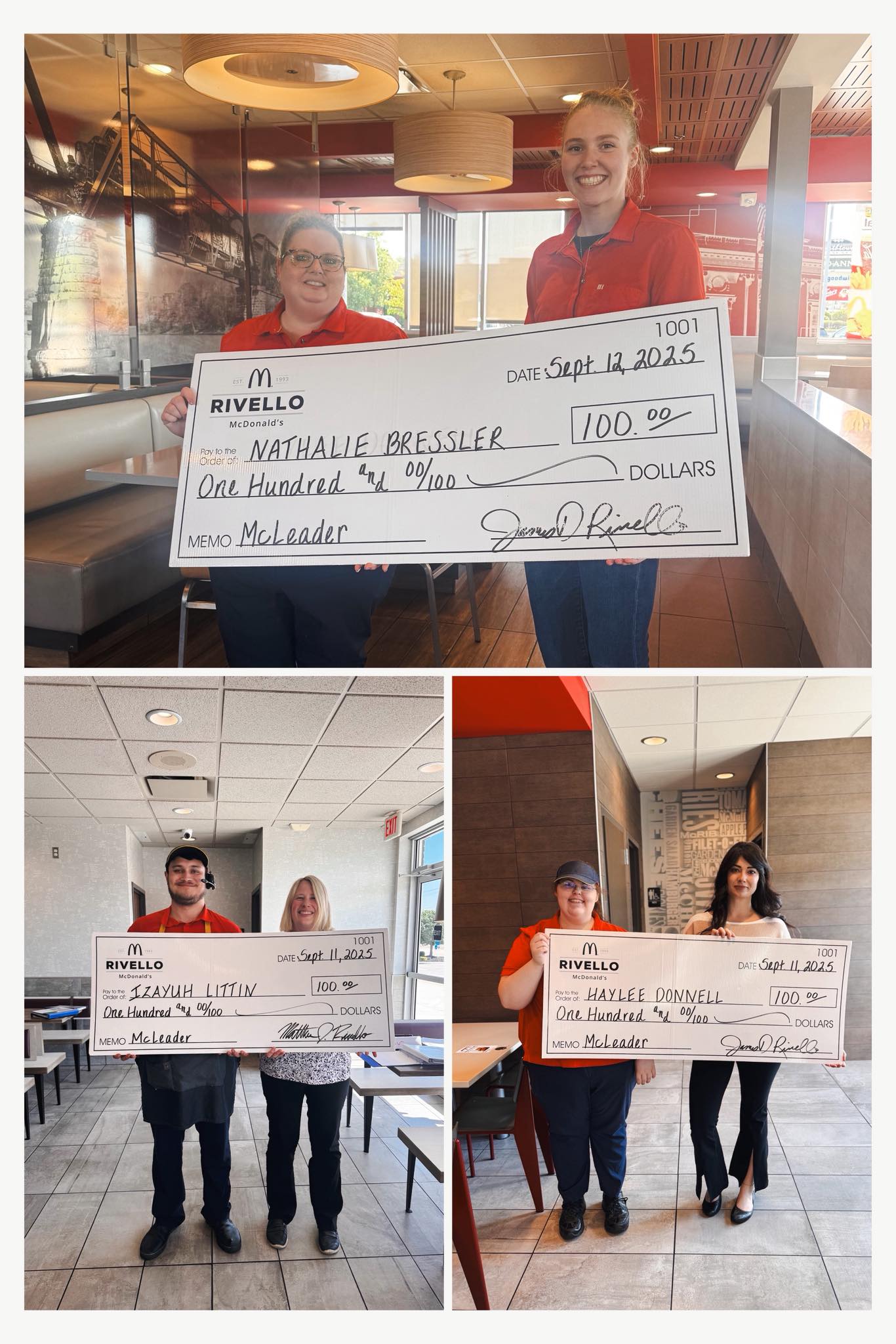 A huge congrats to our most recent... - Rivello McDonald's | Facebook
