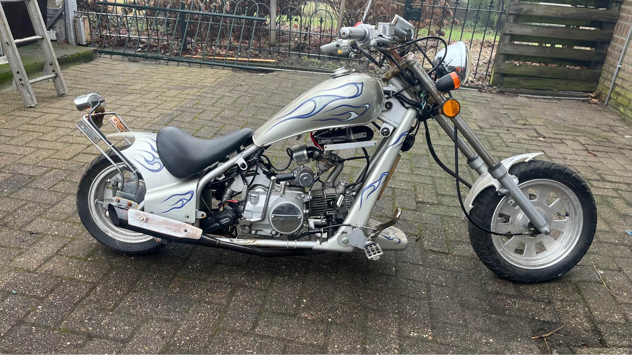 Mini Chopper. stoer project. loopt en rijdt - Motorcycles & Scooters ...