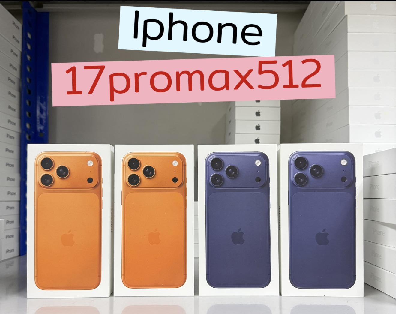 ทูซิส - พร้อมส่งจ้า ? New! Iphone17promax512 Blue Orange =53,500 