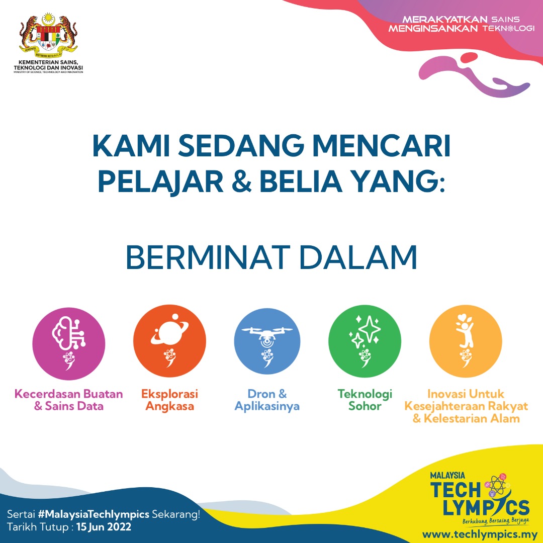 Perhatian kepada semua pelajar... - Malaysia Techlympics | Facebook