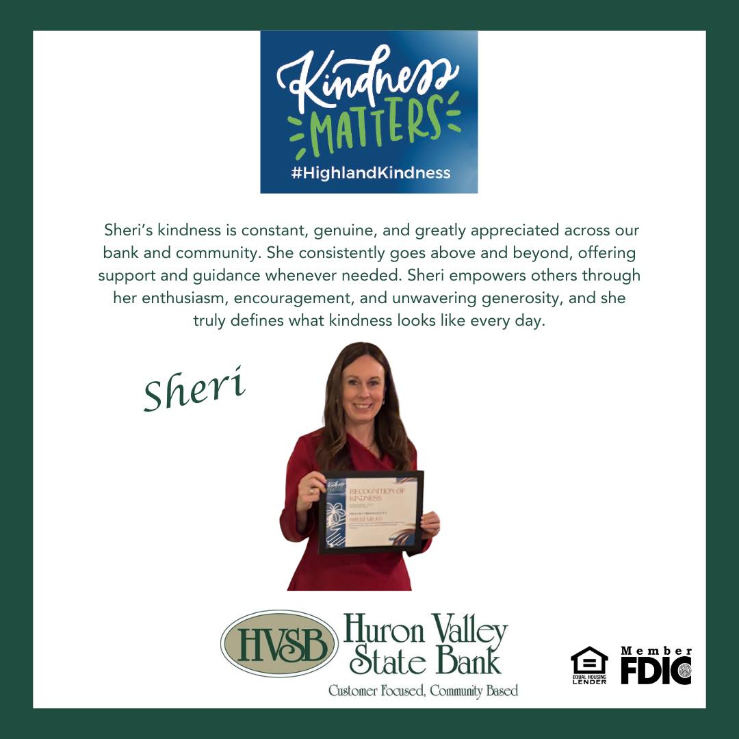 Huron Valley State Bank added a... - Huron Valley State Bank