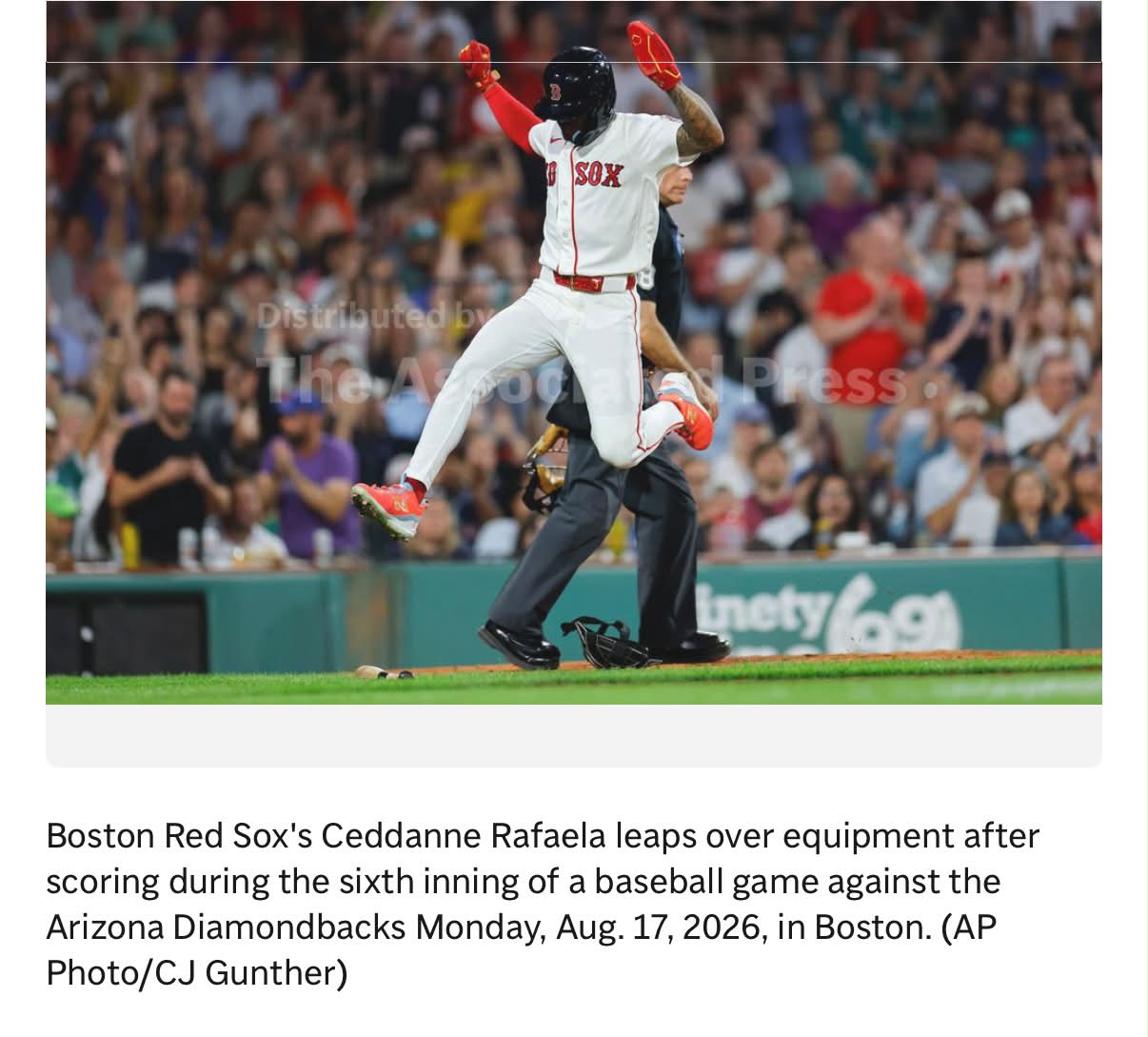 FROM THE WINY RADIO SPORTS DEPARTMENT: MLB: FINAL: BOSTON RED SOX