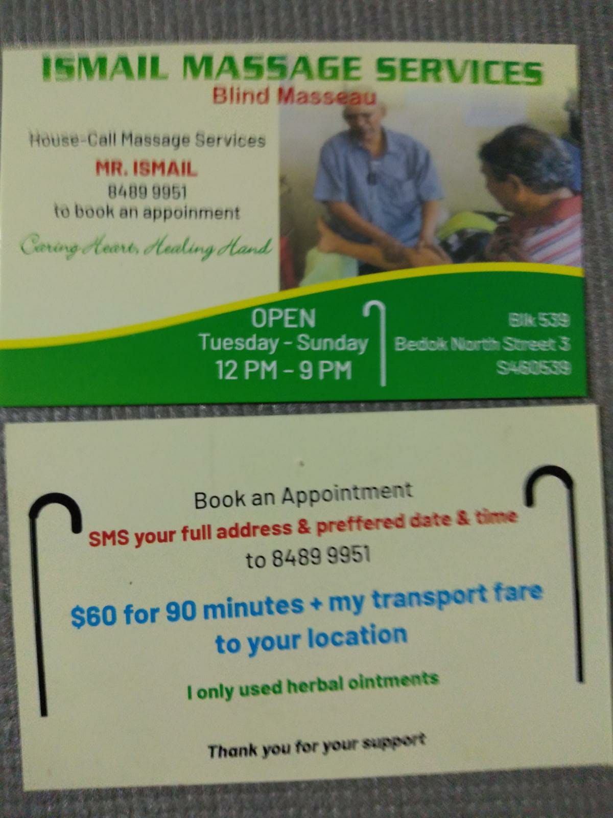 Ismail Massage services