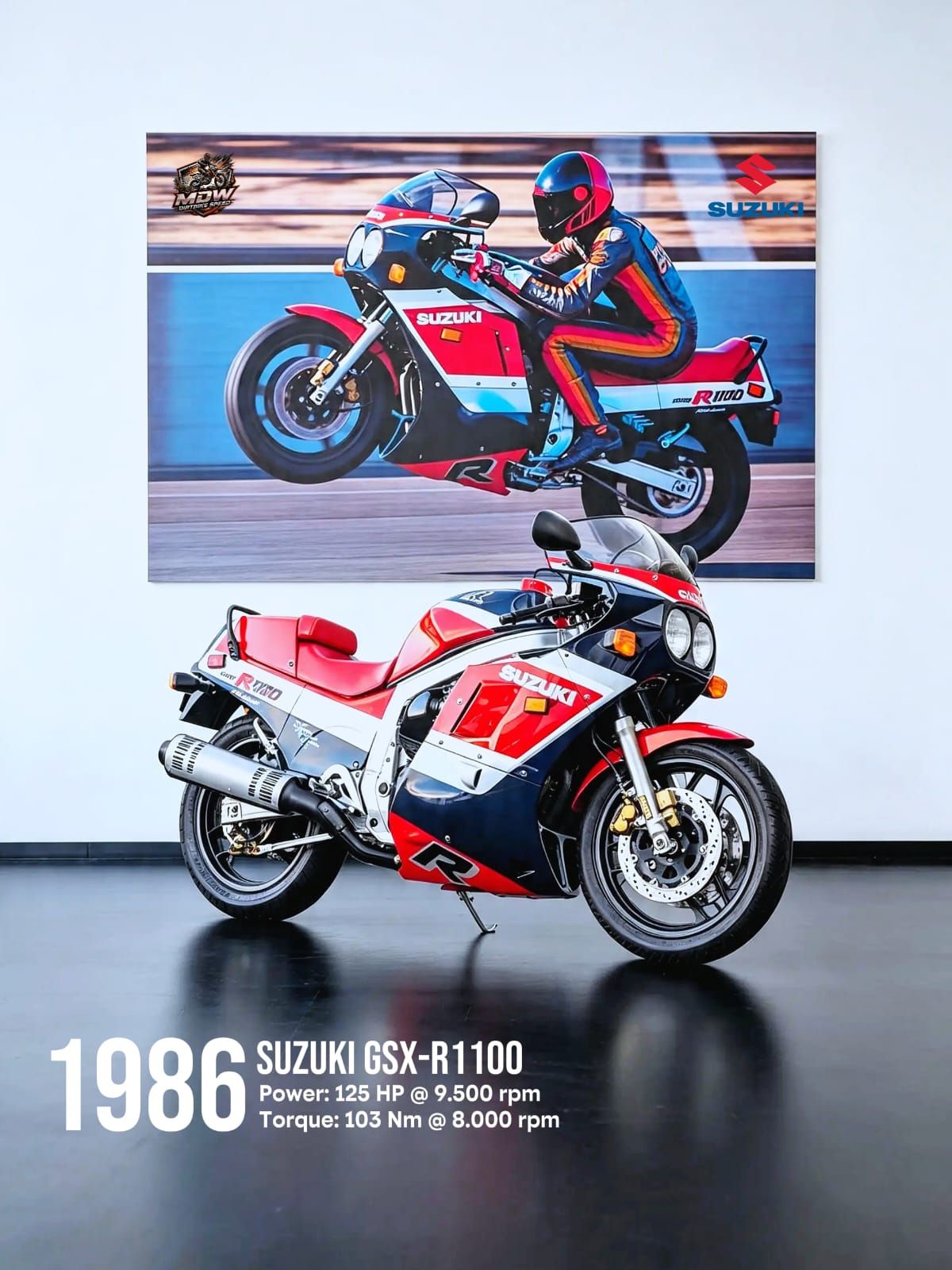 Why did Suzuki create the 1100cc GSX-R1100?