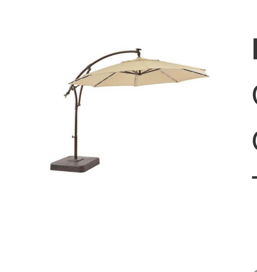 hampton bay cantilever offset patio umbrella Replacement Canopy for Berkley Jensen 11' ripped and just plain tired Hampton Bay 11 ft. Cantilever