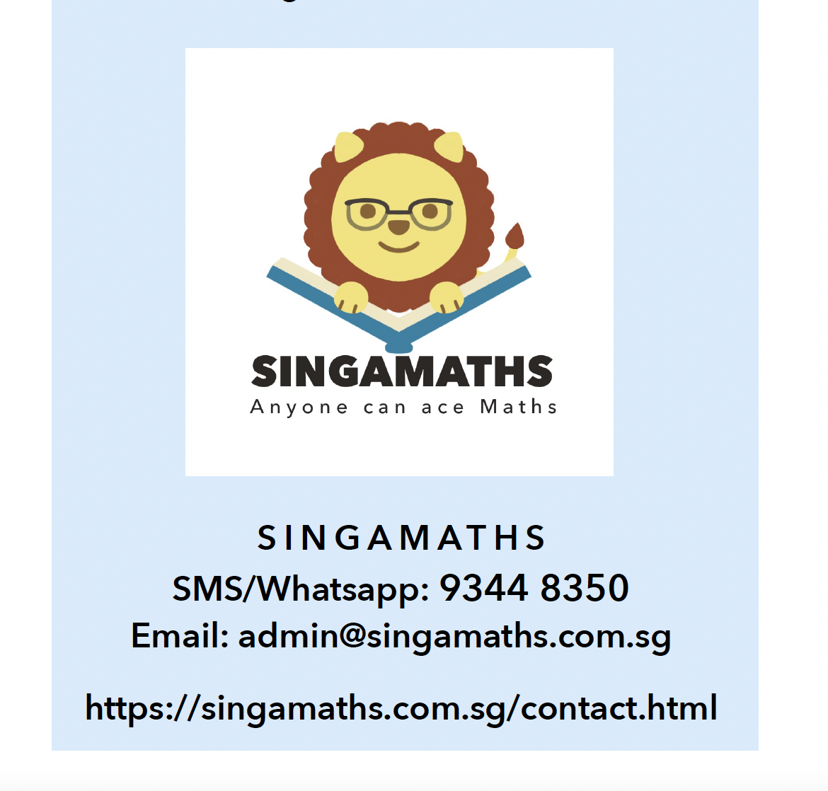 SingaMaths
