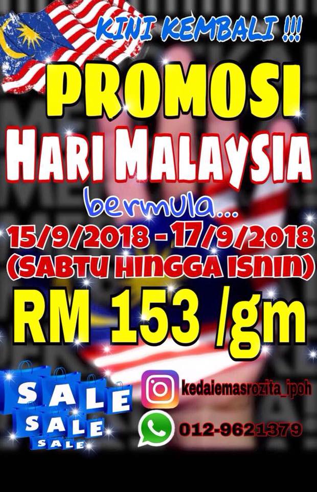 EMAS ROZITA,Medan Gopeng Ipoh,perak - Siaran  Facebook
