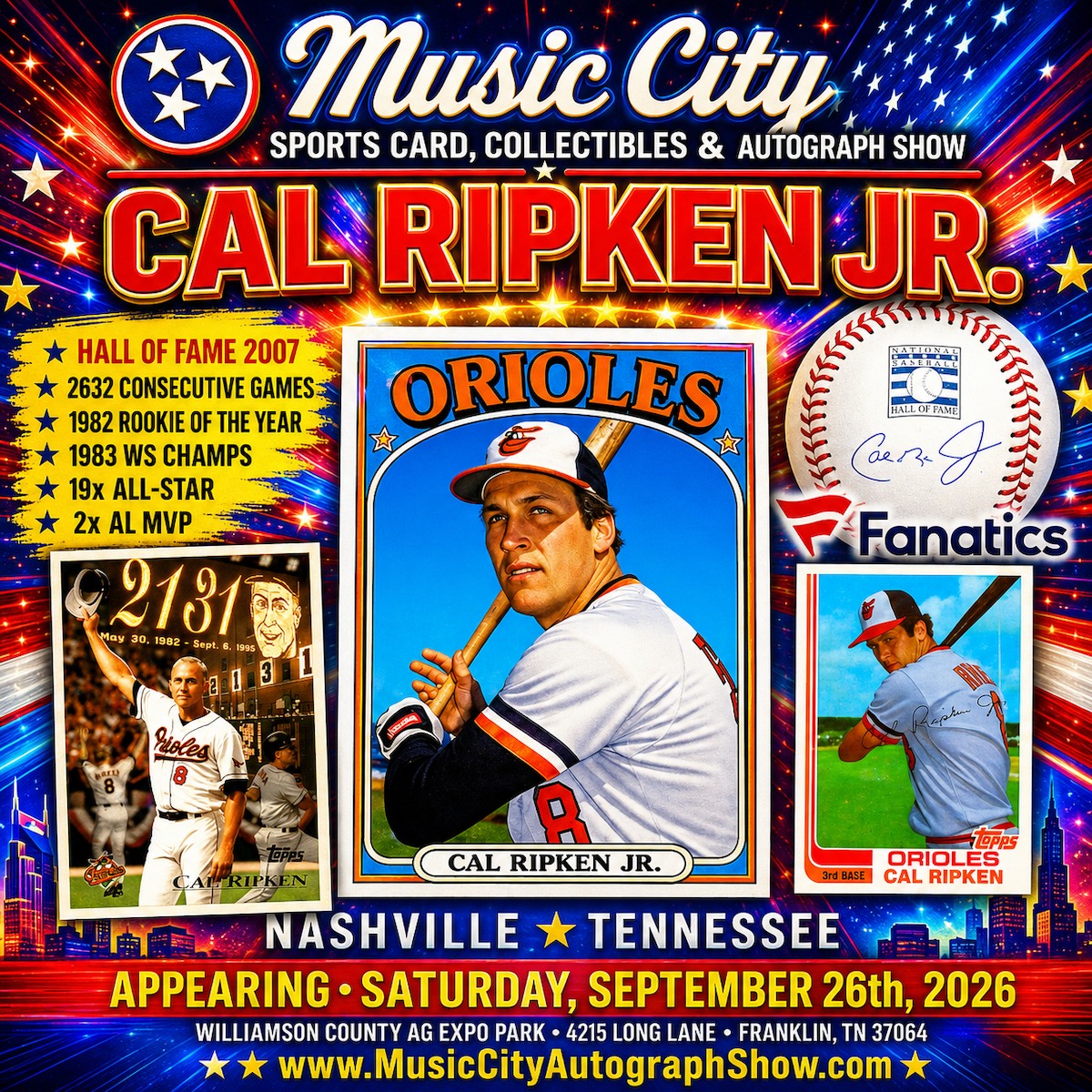 Rick Dempsey signing rescheduled to Saturday at Music City