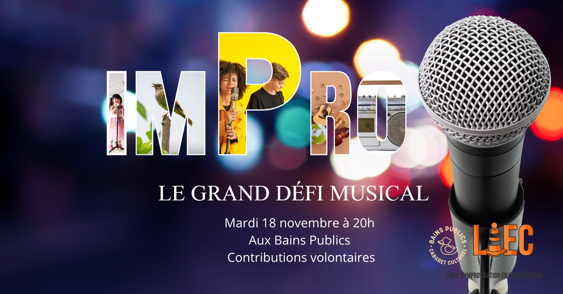 Soirée d'improvisation - GRAND DÉFI MUSICAL @LIEC