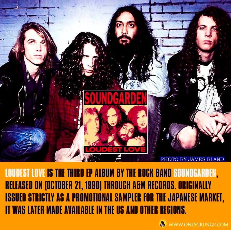 💿'Loudest Love' is a compilation EP by Soundgarden, released on