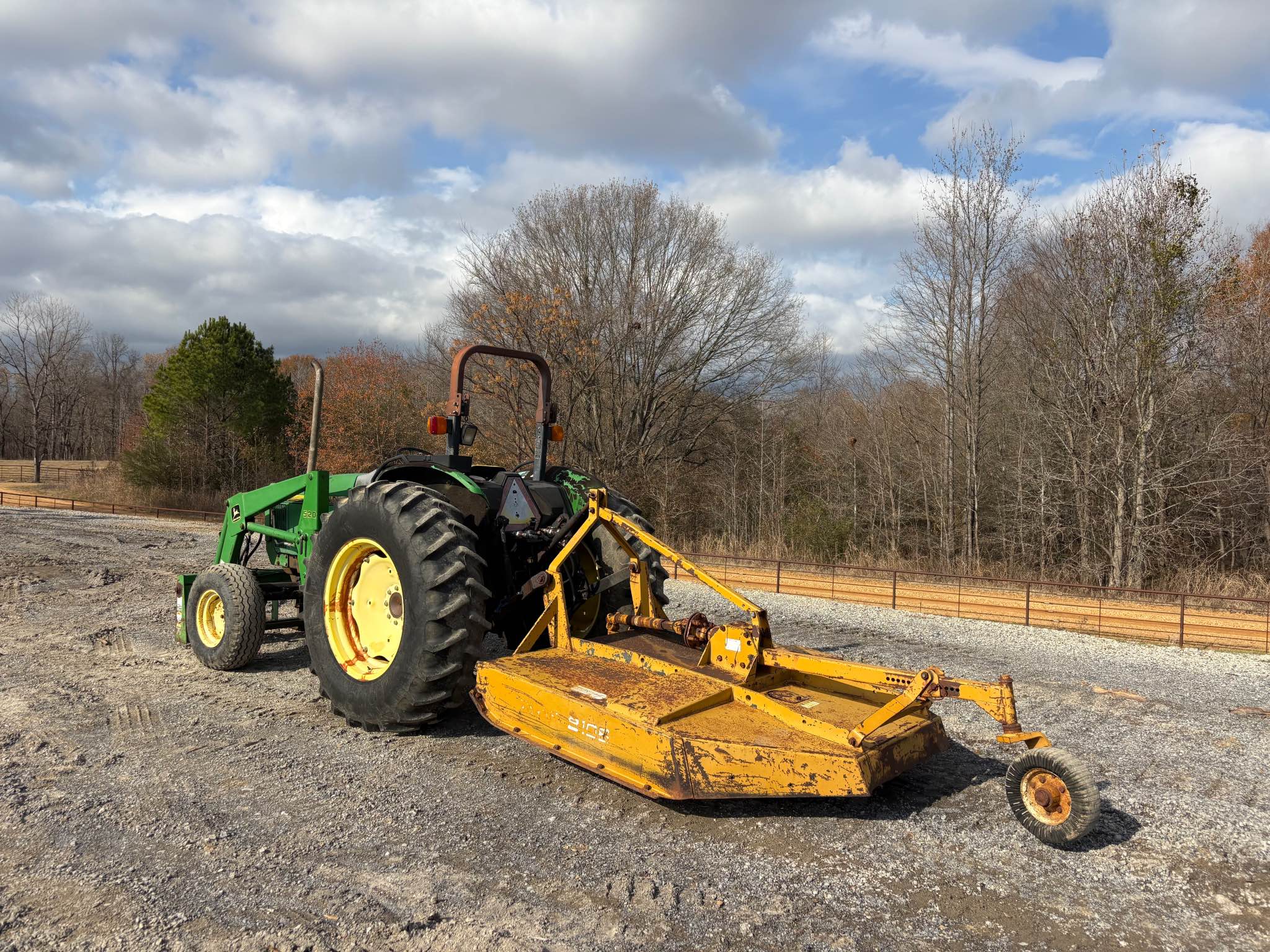 John Deere 5400 Tractor W/ Loader+ Woods cutter - Lawn Mowers - Sardis ...