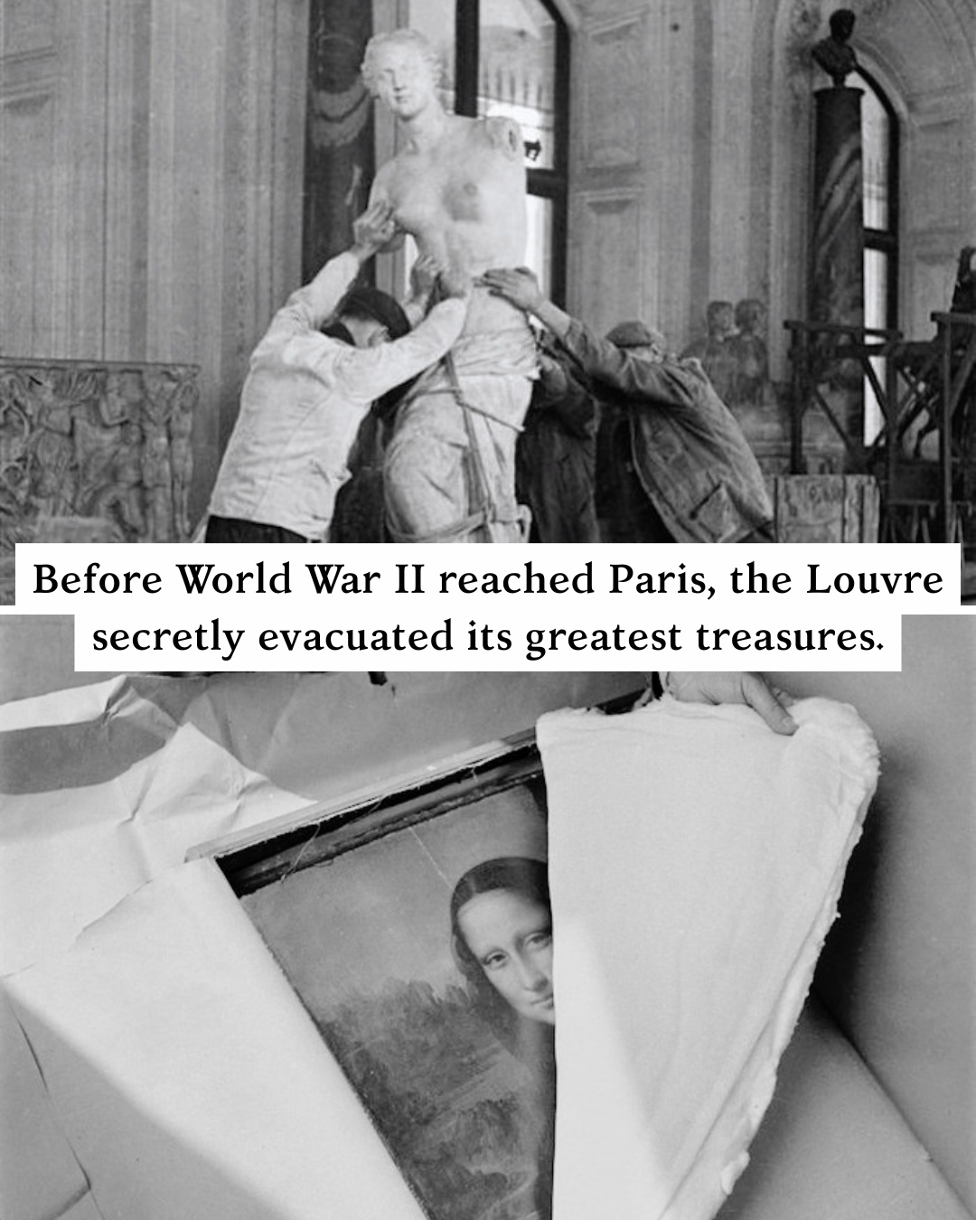When war broke out in 1939, France feared that famous artworks