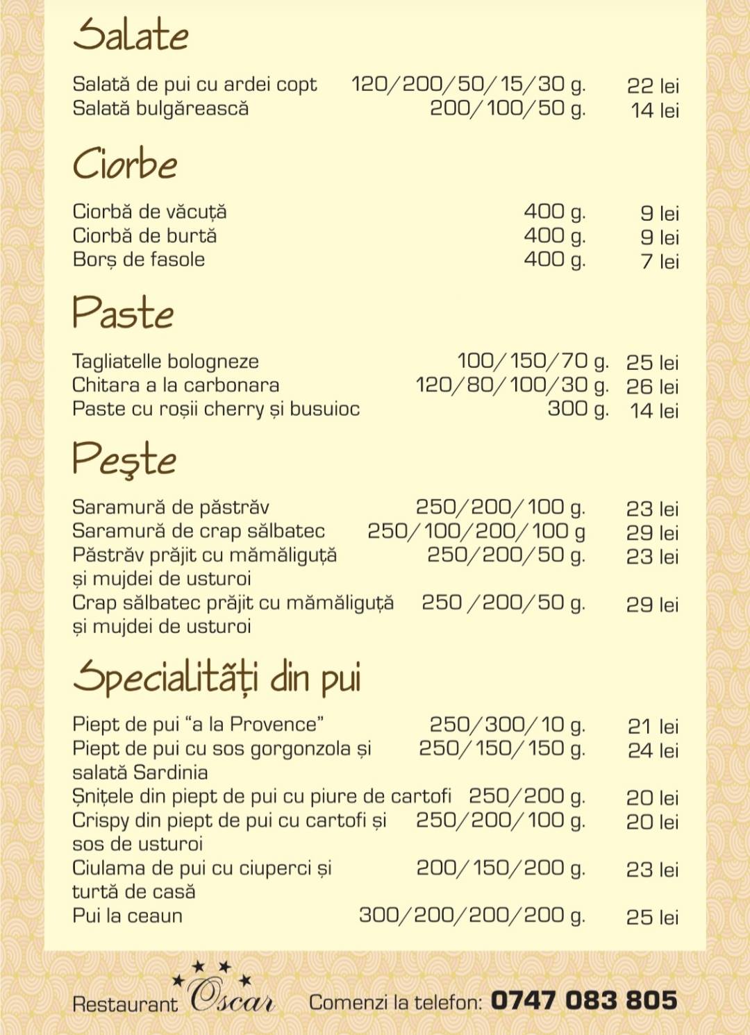 Oscar Restaurant Iasi