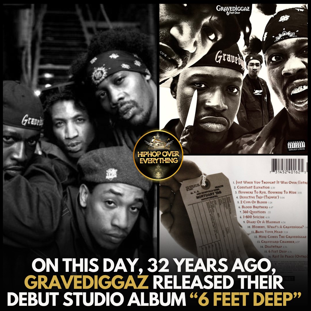 📲 On this day, 32 years ago, #Gravediggaz released their debut