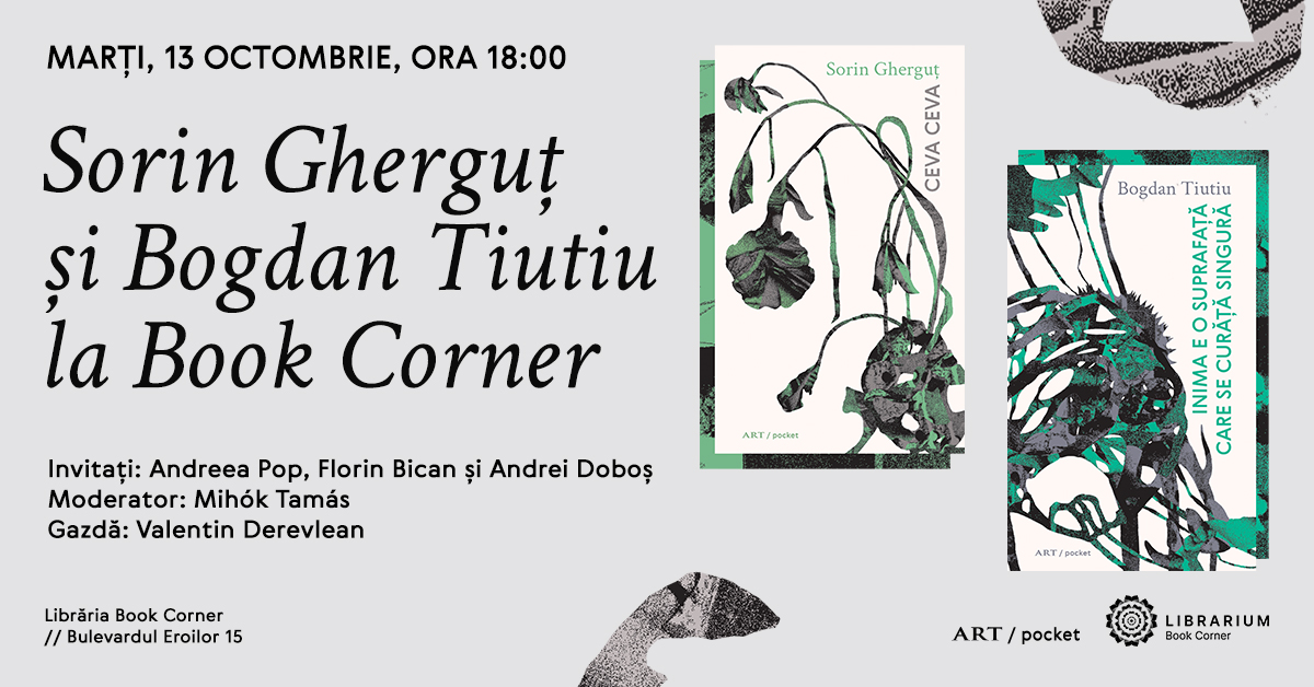 Sorin Gherguț și Bogdan Tiutiu la Book Corner