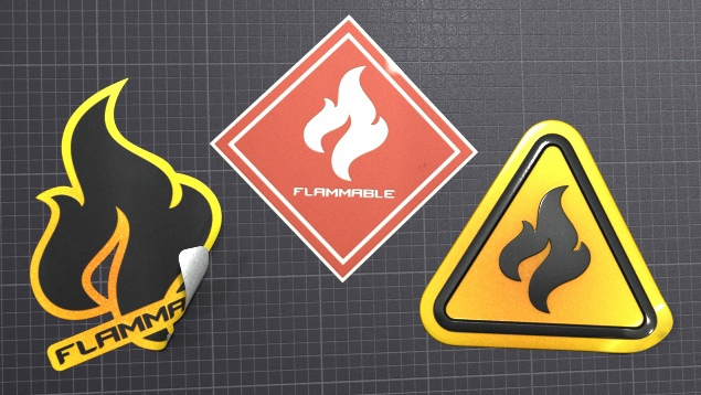 The Flammable sticker was... - Cs.money CS:GO Trading Bot