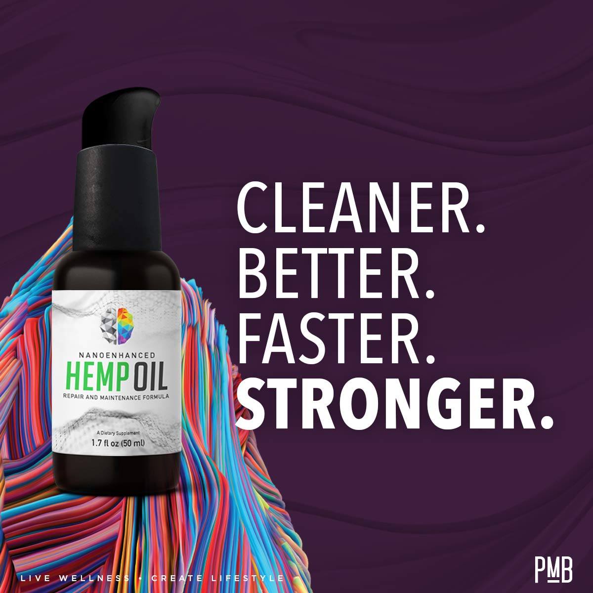 PMB's NanoEnhanced Hemp Oil is made with the highest quality hemp